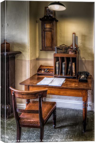 Victorian Office Canvas Print by Adrian Evans