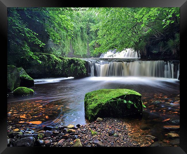 Serenity Framed Print by jim wilson