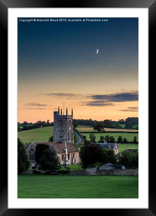 Church of St Philip and St James Framed Mounted Print by Malcolm Wood