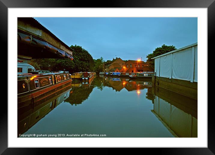 Worcester Marina Framed Mounted Print by graham young