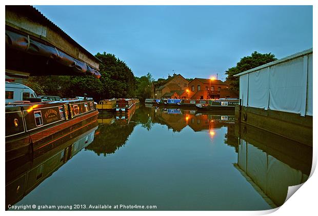 Worcester Marina Print by graham young