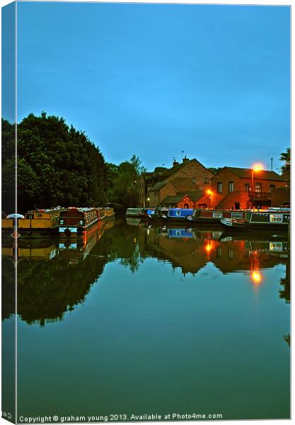 Worcester Marina Canvas Print by graham young