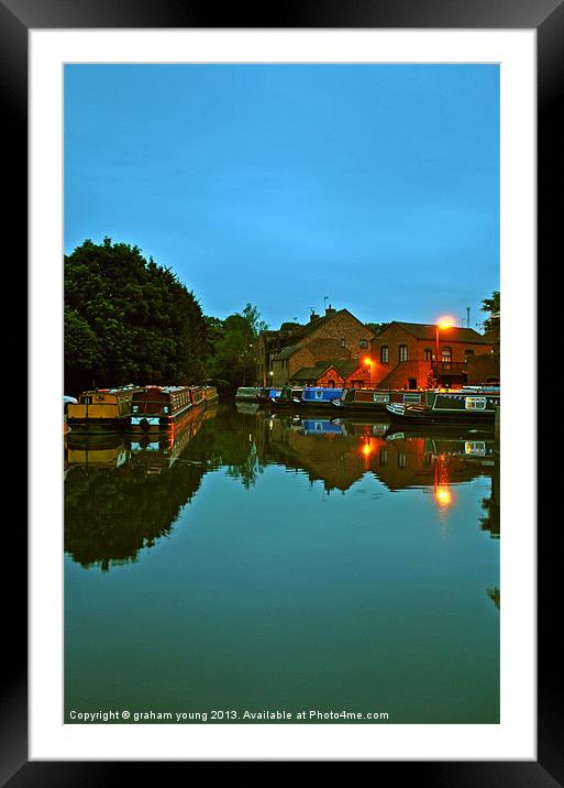 Worcester Marina Framed Mounted Print by graham young