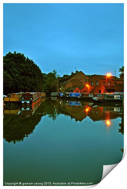 Worcester Marina Print by graham young