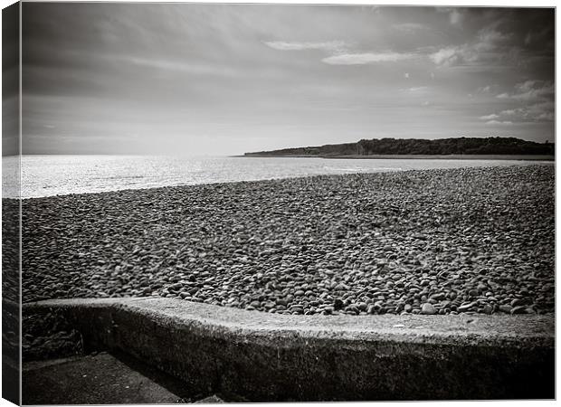 Cold Knap Sunset, Barry, Wales, UK Canvas Print by Mark Llewellyn
