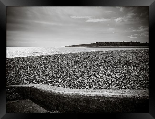 Cold Knap Sunset, Barry, Wales, UK Framed Print by Mark Llewellyn