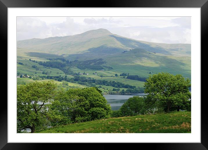 Perthshire Mountains Framed Mounted Print by Ruth Hallam