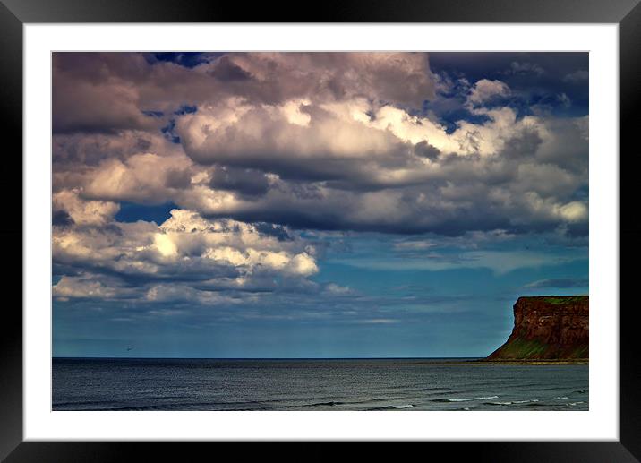 Cloudscape and Sea Framed Mounted Print by Martyn Arnold
