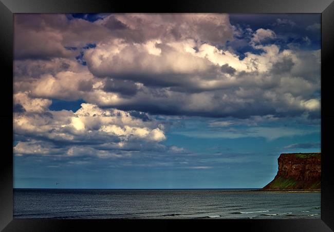 Cloudscape and Sea Framed Print by Martyn Arnold