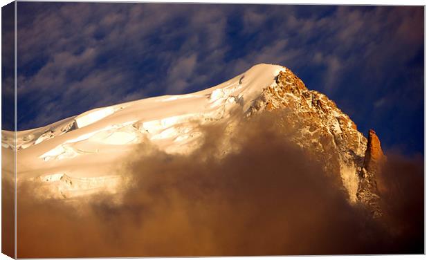 Mont Blanc: Aiguille de Goûter Canvas Print by Mark Campion