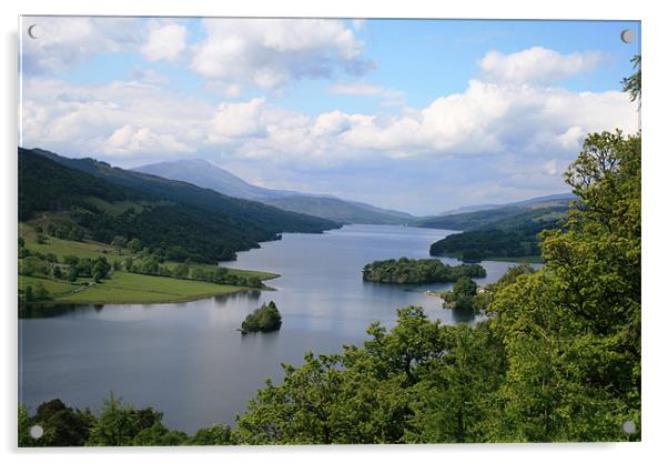 Loch Tummel Acrylic by Ruth Hallam