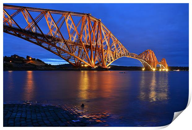 Forth Rail Bridge Scotland Print by jim wilson