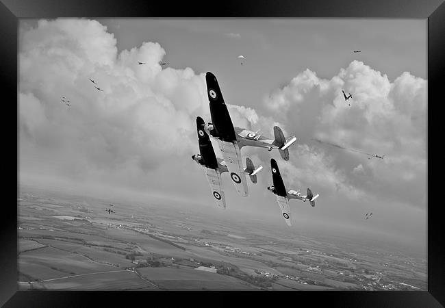 Rising to the challenge black and white version Framed Print by Gary Eason