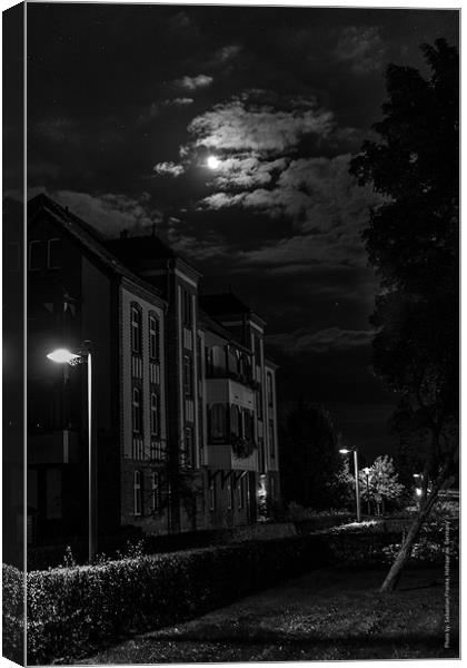 Moonlight after Storm Canvas Print by