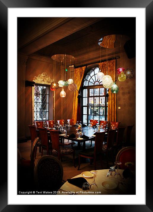 Grand Cafe Southampton Framed Mounted Print by Terri Waters