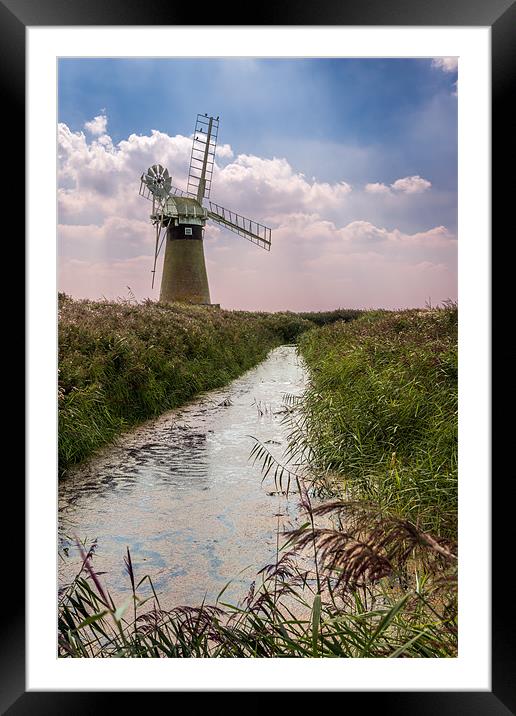 St Benets Mill, Thurne Framed Mounted Print by Stephen Mole