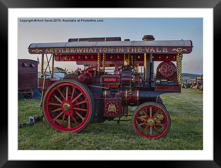 Showmans Engine Framed Mounted Print by Avril Harris