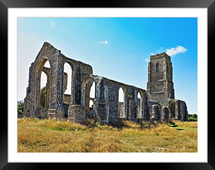 St Andrews Covehithe Framed Mounted Print by Bill Simpson