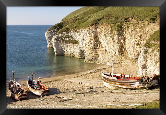 North Landing, Flamborough Framed Print by Paula Connelly