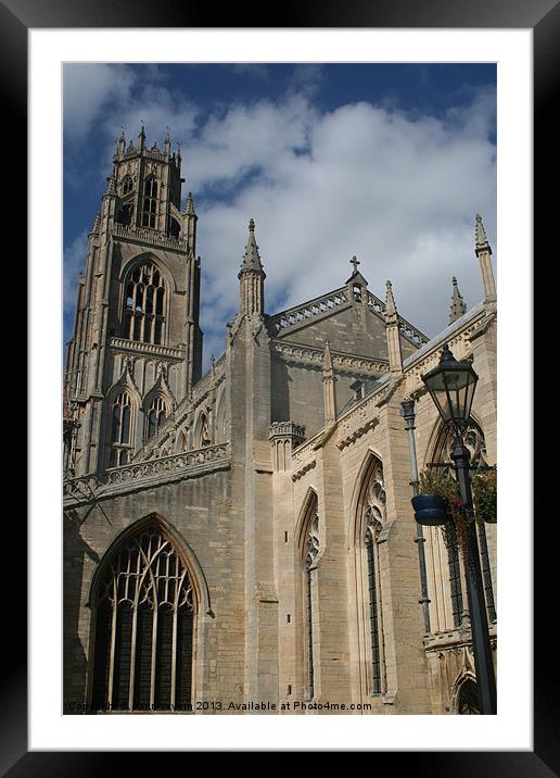 The Boston Stump Framed Mounted Print by carin severn