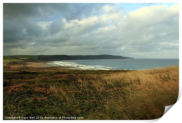 widemouth bay nr bude Print by Dave Bell