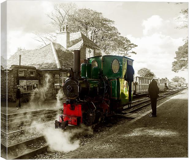 Lynton & Barnstaple Railway Canvas Print by Andrew  Pettey