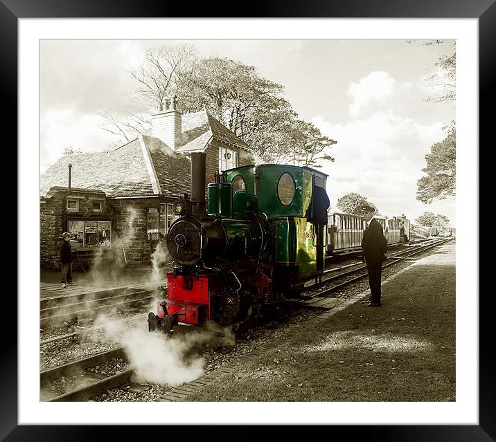 Lynton & Barnstaple Railway Framed Mounted Print by Andrew  Pettey