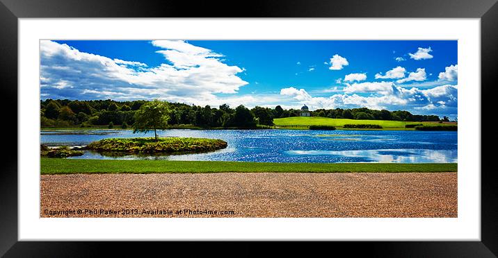Summertime at the lake Framed Mounted Print by Phil Parker