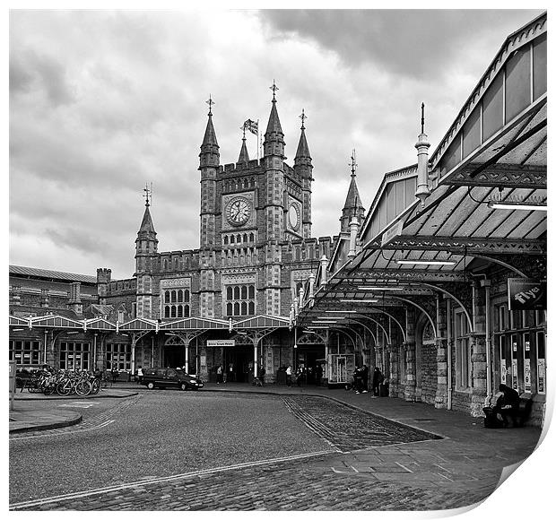 Bristol Temple Meads Railway Station Print by Roger Byng