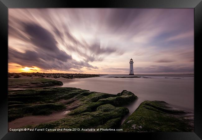 Perch Rock lighthouse Framed Print by Paul Farrell Photography