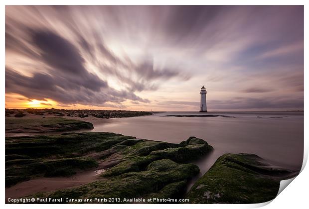 Perch Rock lighthouse Print by Paul Farrell Photography