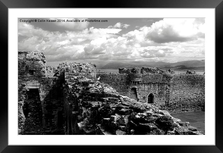 Beaumaris Castle Framed Mounted Print by Colin Keown