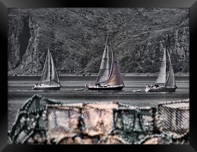 I saw three ships come sailing in Framed Print by Fraser Hetherington