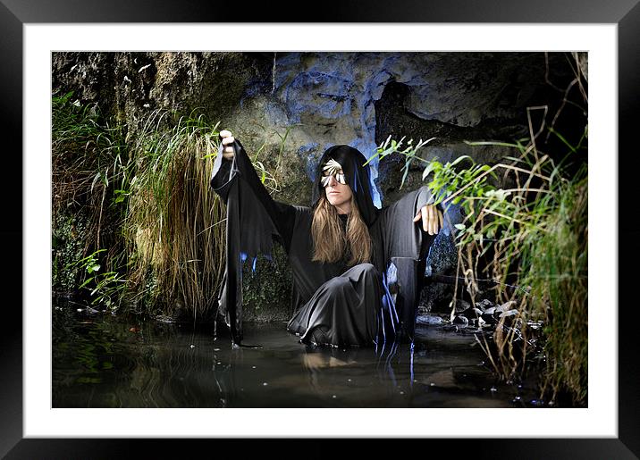 Swamp Hag Framed Mounted Print by Jean Gill