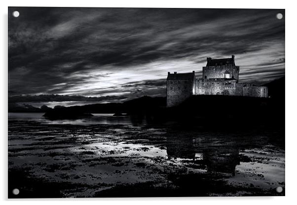 Eilean Donan Castle Acrylic by David Smith