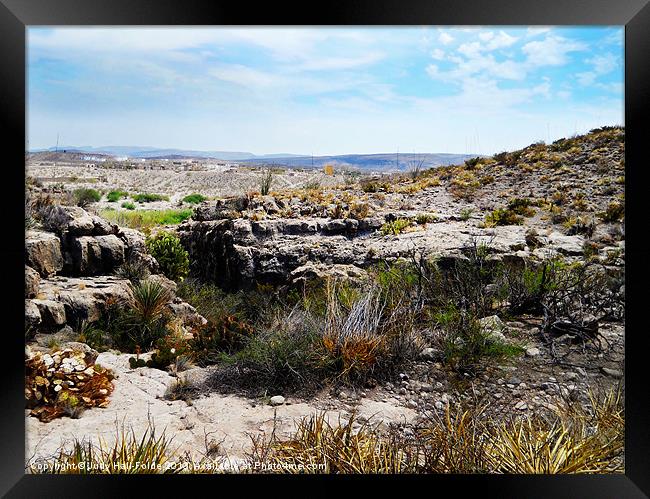 From a Distance Framed Print by Judy Hall-Folde