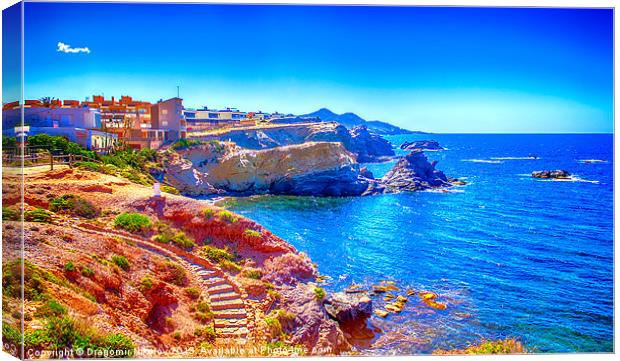 La Manga seaside in Spain Canvas Print by Dragomir Nikolov