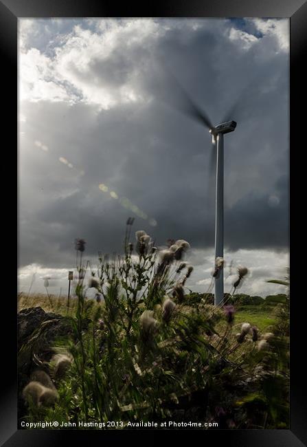Catch the Wind Framed Print by John Hastings