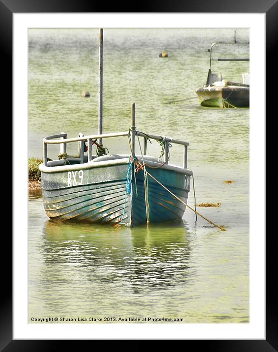 RX9 Rye harbour Framed Mounted Print by Sharon Lisa Clarke