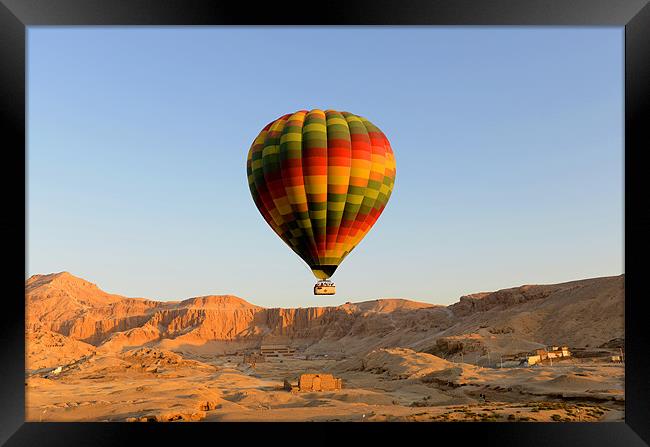 Egypt Balloon Framed Print by Adam Hodson