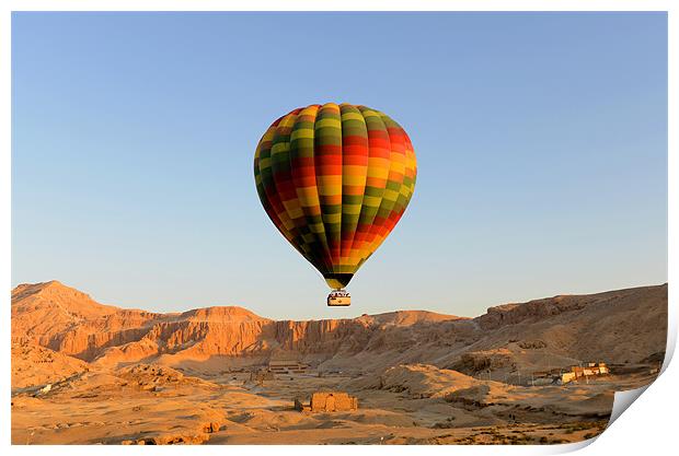 Egypt Balloon Print by Adam Hodson