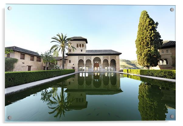 Nasrid Palace Alhambra Spain Acrylic by Jean Gill