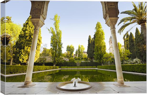 Nasrid Palace Alhambra Spain Canvas Print by Jean Gill