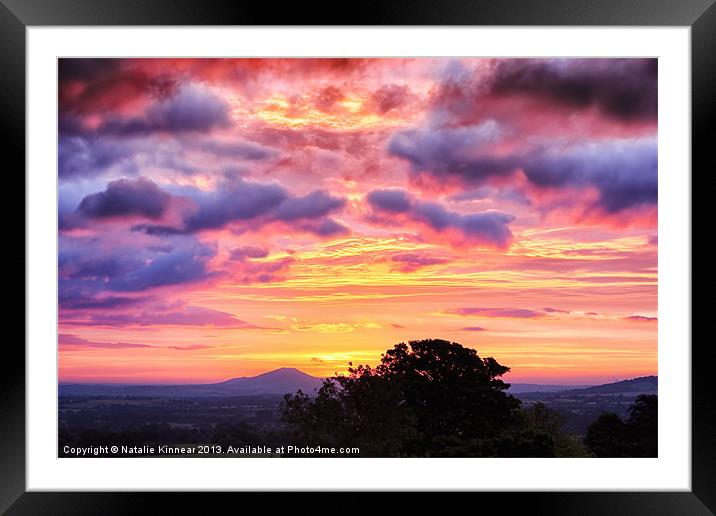 Shropshire Sunrise Framed Mounted Print by Natalie Kinnear