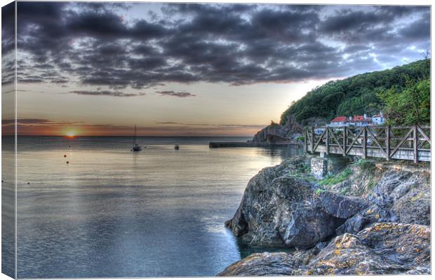 Babbacombe hdr Canvas Print by kevin wise