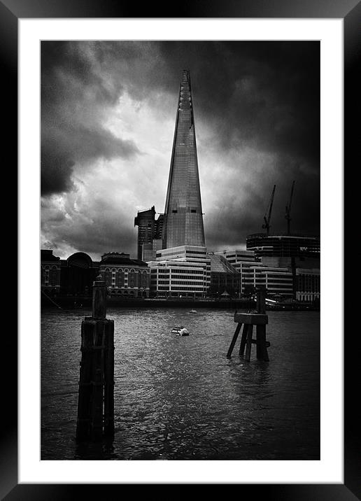 The shard Framed Mounted Print by David Smith