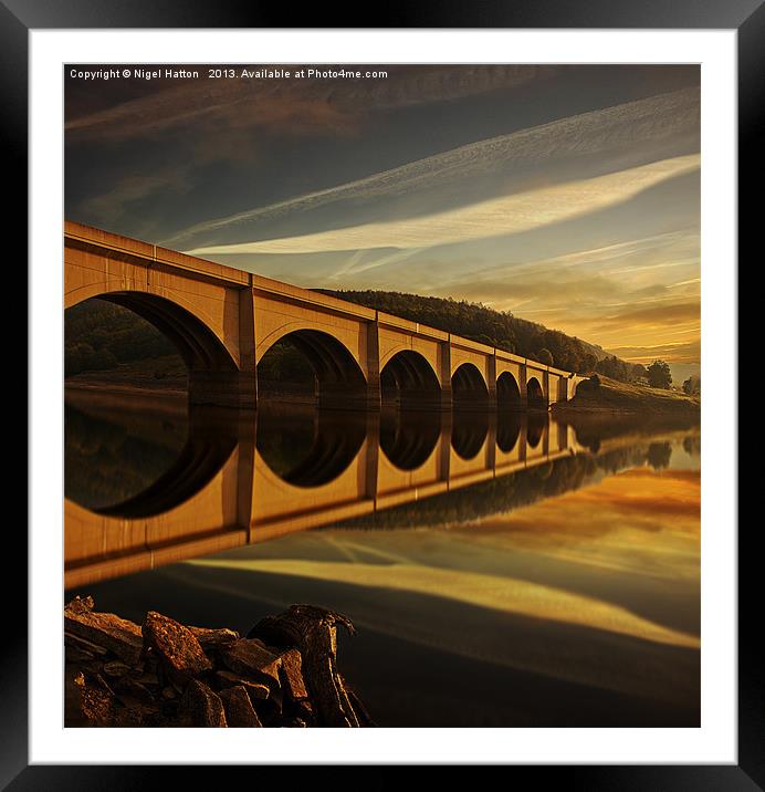 Heavenly Arches Framed Mounted Print by Nigel Hatton