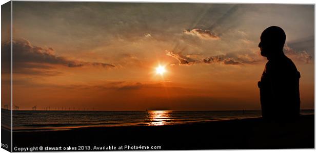 Another place 3 crosby beach Canvas Print by stewart oakes