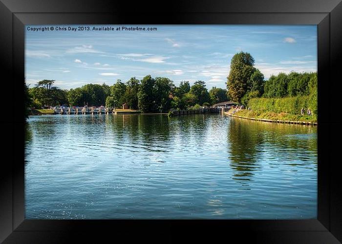 Temple Lock Framed Print by Chris Day