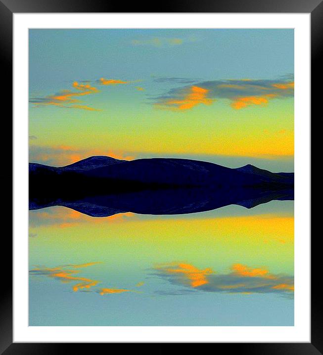 nothin but blue sky from now on Framed Mounted Print by dale rys (LP)